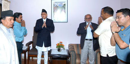 Kantipur visits PM