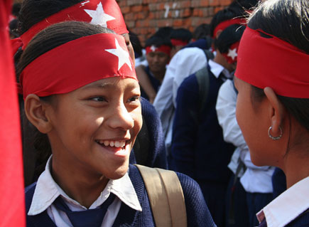 Maoist organize victory rally and mass meeting in Kathmandu