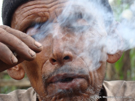 Shyam Prasad Pokharel, a migrant Nepali coal mine labourer in Jaintia Hills, Meghalaya