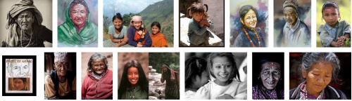 faces of people of nepal